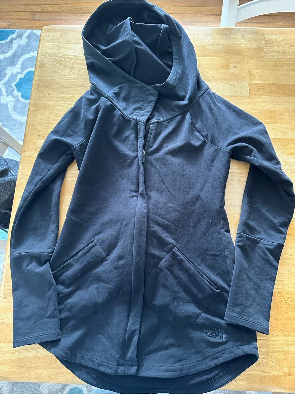 North Face full-zip hoodie size small